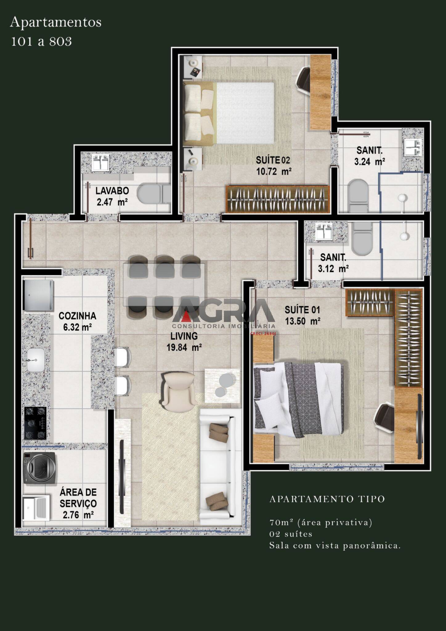 Apartamento à venda com 3 quartos, 130m² - Foto 7