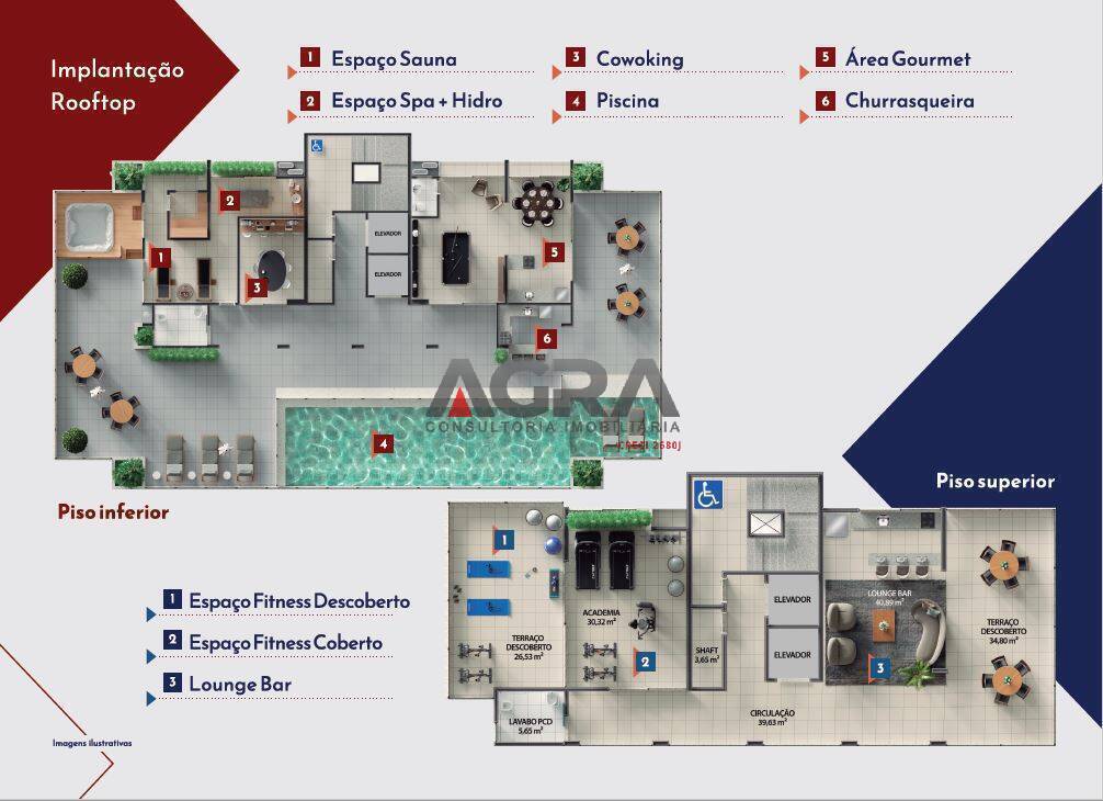 Apartamento à venda com 1 quarto, 36m² - Foto 3