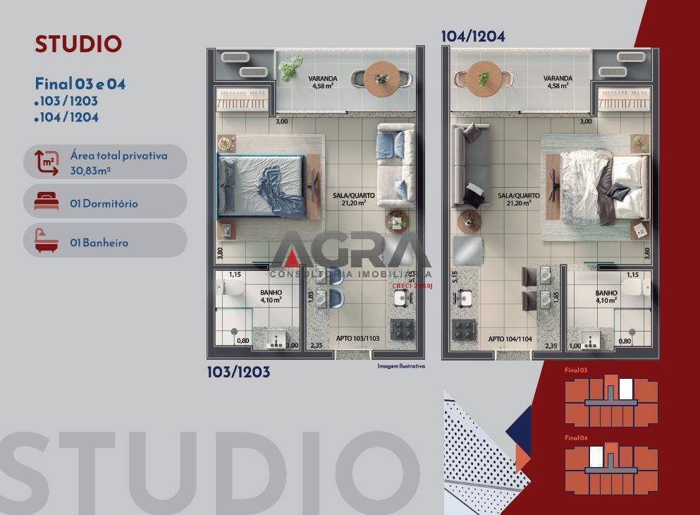 Apartamento à venda com 2 quartos, 50m² - Foto 15