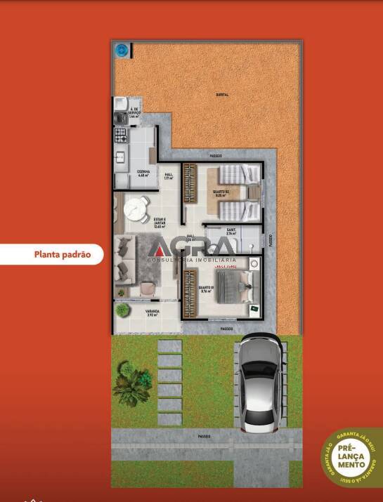 Casa de Condomínio, 2 quartos - Foto 12