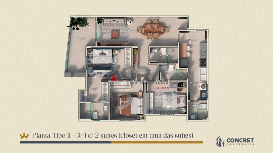 Apartamento, 3 quartos, 92 m² - Foto 16