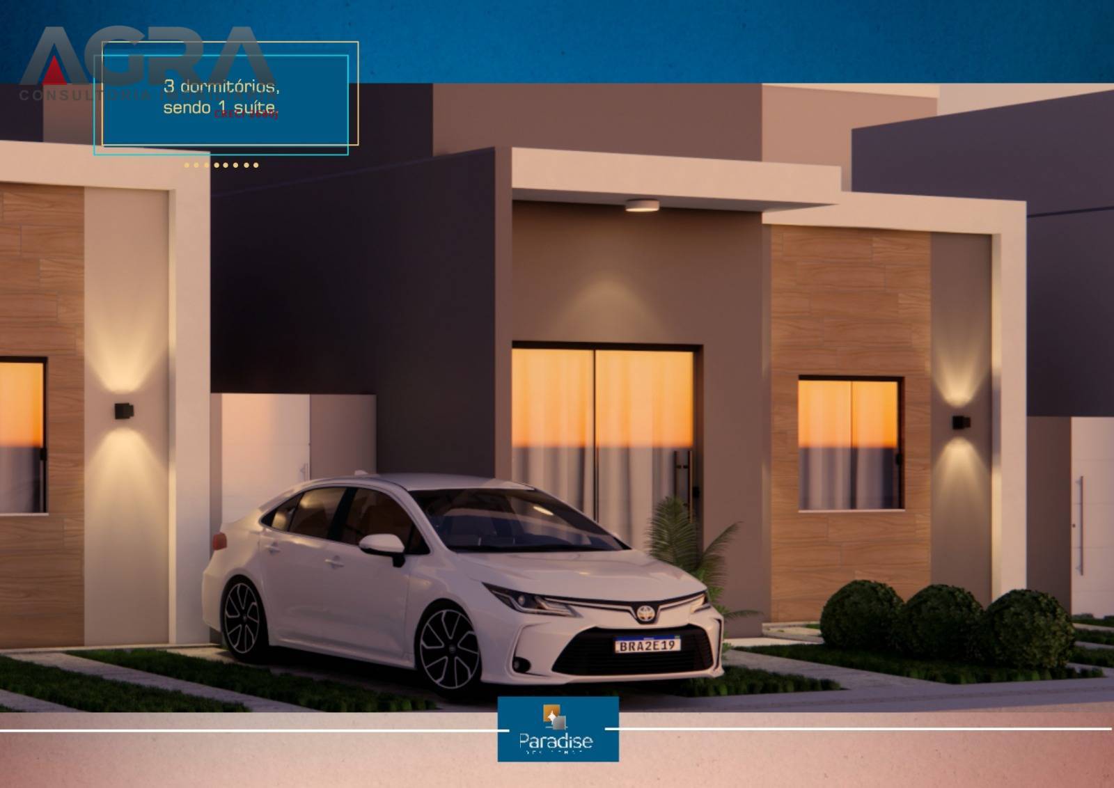 Casa de Condomínio, 3 quartos - Foto 1