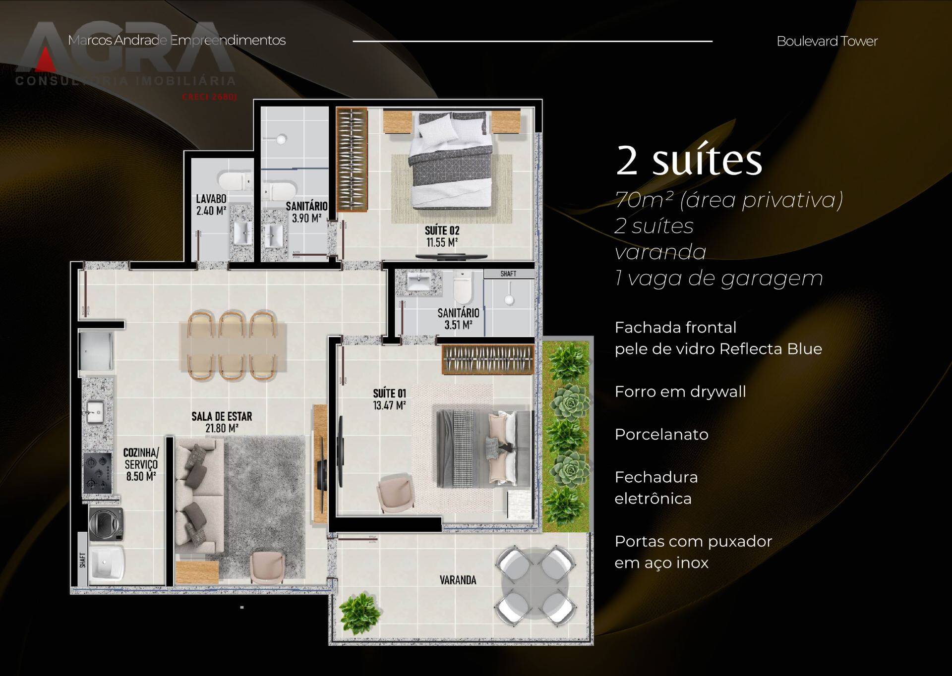 Apartamento, 1 quarto, 50 m² - Foto 35